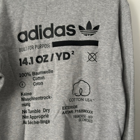 Adidas Zip up Hoodie- Unisex - Picture 5 of 5